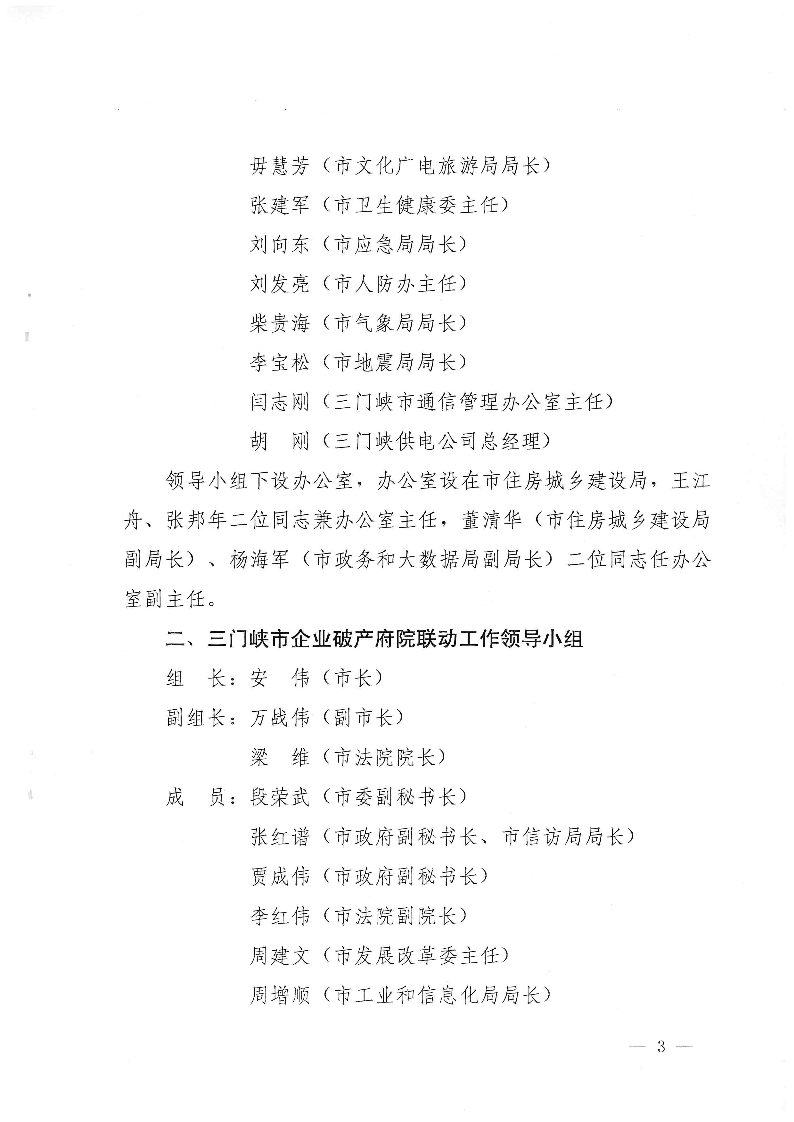 三門峽市,人民政府,辦公室,關(guān)于,成立,和, . 三門峽市人民政府辦公室關(guān)于成立和調(diào)整四個議事協(xié)調(diào)機構(gòu)的通知